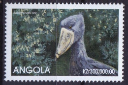 Angola 1999 MNH, Shoebill, Balaeniceps Rex, Birds - Albatrosse & Sturmvögel