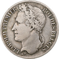 Belgique, Leopold I, Franc, 1844, Bruxelles, Argent, TB+, KM:7.1 - 1 Franc