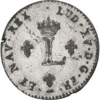 France, Louis XV, Double Sol, 1741, Lille, Billon, TB+, Gadoury:281 - 1715-1774 Louis  XV The Well-Beloved