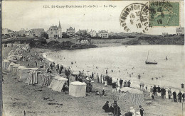 FRANCE Ca.1919: CP Ill. De St Quay-Portrieux (CdN) à Pantin (Seine) Avec Le Y&T 130 - 1903-60 Semeuse Lignée