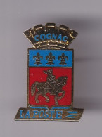 Pin's La Poste Blason Ecusson De Cognac Réf 8738 - Correo