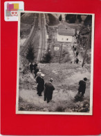 Souvenir Mission études Française Suisse Tunnel St Gothard  Avril 1934 Photo Vue Sortie Tunnel Helicoidal FAIDO - Ouvrages D'Art