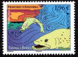French Andorra - 2024 - Europa CEPT - Underwater Fauna And Flora - Mint Stamp - Ungebraucht