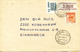 Brazil Cover Sent To Denmark 17-11-1986 - Cartas & Documentos
