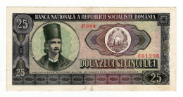 ROMANIA - 25  LEI  - 1966 -  BB - P 95 - BANKNOTES - PAPER MONEY - CARTAMONETA - - Rumänien