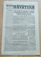 Nova Hrvatska 1943 Br. 269 NDH Croatia Ustasa Newspaper - Sonstige & Ohne Zuordnung