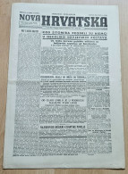 Nova Hrvatska 1943 Br. 269 NDH Croatia Ustasa Newspaper - Autres & Non Classés