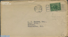 United States Of America 1914 Envelope To Stanislaus,Cal., Postal History - Covers & Documents