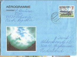 CAE 1 Slovakia 70 Years Of Air Mail Post 1993 - Aerogramas
