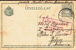 AUSTRO-HUNGARY PC STATIONERY  CENSORED ,WW1 TEMESZVAR, ROMANIA - Cartas De La Primera Guerra Mundial