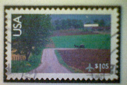 United States, Scott #C150, Used(o), 2012 Air Mail, Amish Horse And Buggy, $1.05, Multicolored - 3a. 1961-… Gebraucht