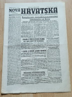 Nova Hrvatska 1944 Br. 65 NDH Croatia Ustasa Newspaper - Andere & Zonder Classificatie