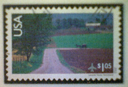 United States, Scott #C150, Used(o), 2012 Air Mail, Amish Horse And Buggy, $1.05, Multicolored - 3a. 1961-… Usados