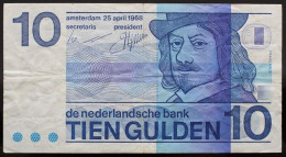 Pays-Bas - 10 Gulden - 1968 - PICK 91b - TTB - 10 Gulden