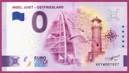 0-Euro XEYW 01 2024 INSEL JUIST - OSTFRIESLAND - LEUCHTTURM SEEKARTE - Pruebas Privadas