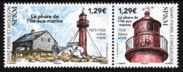 St. Pierre & Miquelon - 2024 - Island Of Sailors (Ile-aux-Marins) Lighthouse - Mint Stamp Set - Nuevos
