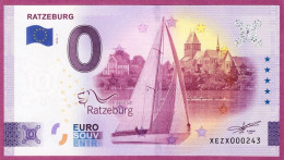 0-Euro XEZX 01 2024 RATZEBURG - INSELSTADT - SEGELBOOT - Pruebas Privadas