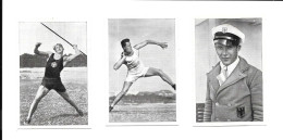 CK05 - IMAGE CHOCOLAT TRUMPF - ARTHUR JONATH - WOLRAT EBERLE - EMIL HIRSCHFELD - TRACES DE PAPIER AU DOS - Athletics