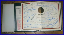 Collection Jeux Olympiques Olympics Games Mexique (Mexico) 1968 1 Classeur Lettre Cover Briefe Signé Signed Autograph - Authographs