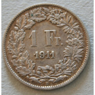 Suisse -  1 Franc 1911 - Autres & Non Classés