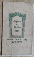 Catalogue MAISON ARQUILLIERE Paris, Mode Imp Cerf Illustré Jane Durelle - Textile & Clothing