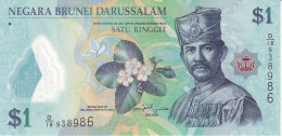 BILLETE DE BRUNEI DE 1 RINGGIT DEL AÑO 2011 SIN CIRCULAR (UNC)  (BANKNOTE) - Brunei