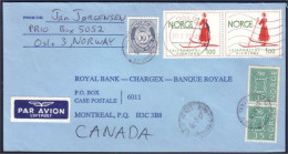 Norway Cover To Montreal ( A90 920) - Storia Postale