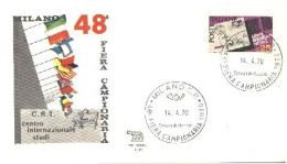 Milano 48e Fiera Campionaria 1970 FDC Cover ( A90 637) - 1961-70: Marcophilie