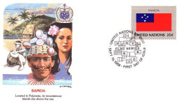 Samoa Flag Drapeau FDC Cover ( A90 219) - Buste