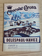 Protège-cahier CHOCOLAT CORONA - Protège-cahiers