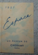 Petit Calendrier Poche Parfumé 1957 Cheramy Parfum Espace Coiffeur Coiffure  Marseille Bouches Du Rhône - Small : 1941-60