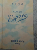 Petit Calendrier Poche Parfumé 1956 Cheramy Parfum Espace Coiffeur Coiffure Rouen Rue écuyère Seine Maritime - Small : 1941-60