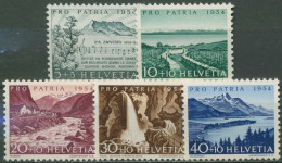 Schweiz 1954 Pro Patria Mönch Alberich Zwyssig Seen Flüsse 597/01 Postfrisch - Nuevos