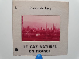 Photo Diapo Diapositive Slide Gaz Naturel En France L'Usine De LACQ VOIR ZOOM - Diapositive