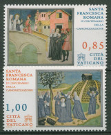 Vatikan 2009 Heilige Franziska Von Rom Fresken 1640/41 Postfrisch - Nuevos