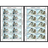VATICANO 2011 STANZA DI ELIODORO DI RAFFAELLO  2 MINIFOGLI ** MNH - Unused Stamps
