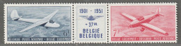 BELGIQUE - Poste Aérienne N°27A ** (1951) Cinquantenaire De L'aéro-club - Nuovi