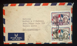 CM) 1973. PARAGUAY. AIR MAIL ENVELOPE SENT ARGENTINA. DOUBLE STAMP. XF - Paraguay