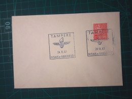 FINLANDE (SUOMI), ENveloppe Blanche Circulée Avec Cachet Spécial "Tamere, Fisaic Kongress Année 1967 - Usados