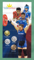 PHILIPPINES 2021 PILIPINAS - TEAM PHILIPINAS Tokyo Olympics Official Post Card Unused - Olympic Games Weightlifting Meda - Estate 2020 : Tokio