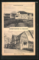 AK Ernsthofen /Odenwald, Gasthaus Zur Post, Wallbrunn`sches Schloss  - Odenwald