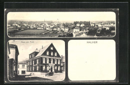 AK Halver, Gasthaus Haus Zur Fuhr, Panorama  - Halver
