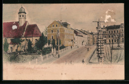 AK Rabenau, Marktplatz Mit Kirche  - Rabenau