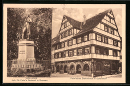 AK Schorndorf, Palm`s Denkmal Und Stammhaus  - Schorndorf