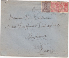 Argentine - ESC De Buenos Aires Pour Bordeaux (33) - CAD 24 Mars 1923 - Timbres 2c + 5c YT 243A & 265 - Lettres & Documents