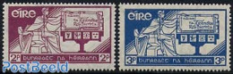 Ireland 1937 Independence 2v, Mint NH, Performance Art - Various - Music - Justice - Nuevos