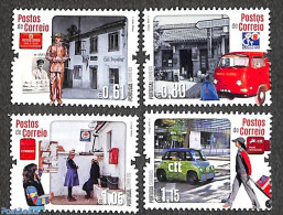 Portugal 2023 200 Years Post Offices 4v, Mint NH, Transport - Post - Automobiles - Neufs