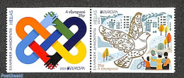 Greece 2023 Europa, Peace 2v From Booklet, Mint NH, History - Various - Europa (cept) - Peace - Joint Issues - Ungebraucht