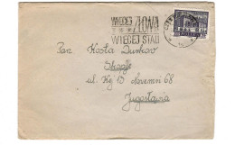 Poland Czestochowa Letter Via Yugoslavia 1962,meter Stamp - Lettres & Documents