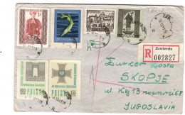 Poland Zawiercie R - Letter Via Yugoslavia 1961 - Lettres & Documents